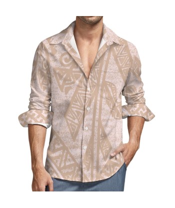 Chemise kalaga beige imprimé gatu les ctes