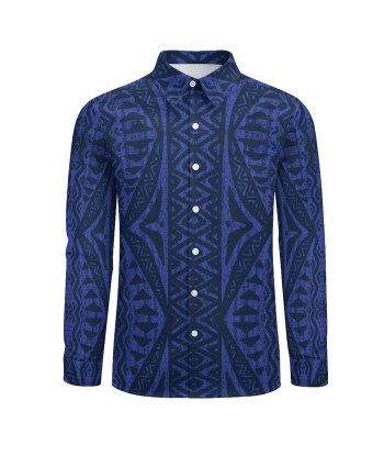 Chemise kalaga bleu imprimé gatu l'achat 