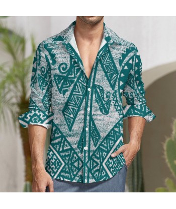 Chemise kalaga imprimé vert offre 