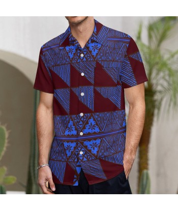 Chemise hévi bleue imprimée gatu sur le site 