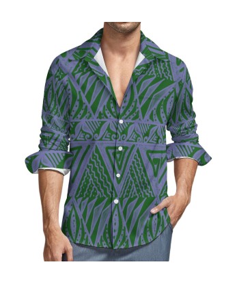 Chemise orion vert  imprimé gatu Pour