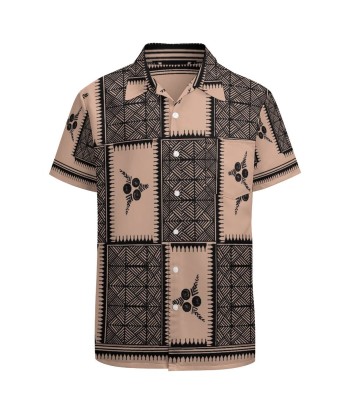 Chemise hévi marron imprimé gatu toga français