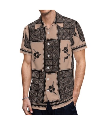 Chemise hévi marron imprimé gatu toga français