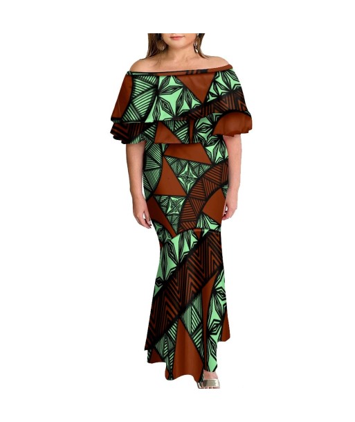 Robe longue matatoa  vert Jusqu'à 80% De Réduction