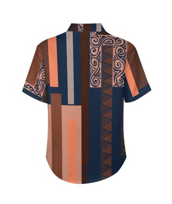 Chemise bleu foncé pacific imprimé gatu 50% de réduction en Octobre 2024