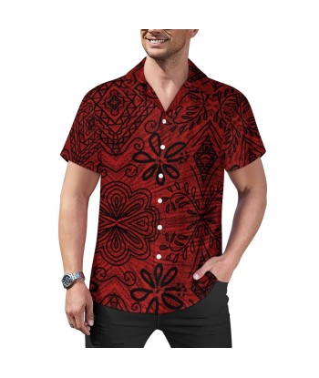 Chemise noir imprimé fleur soldes