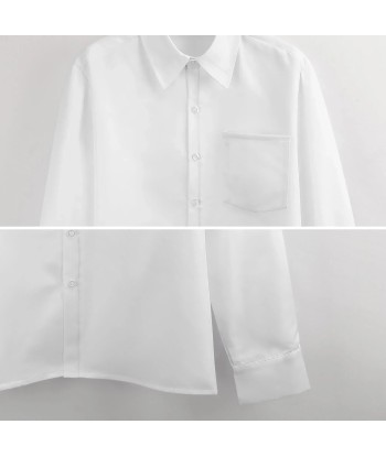 Chemise blanc imprimé tapa suggérées chez