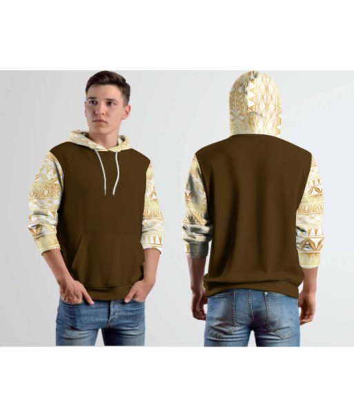 Sweat à capuche marron ouvre sa boutique