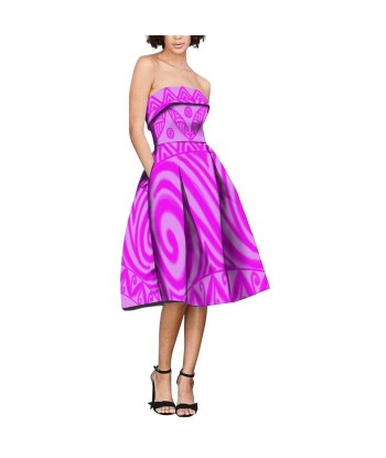 Robe cocktail Ana rose de votre