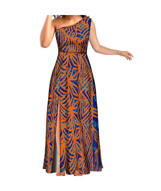 Robe Maileï orange le des métaux précieux