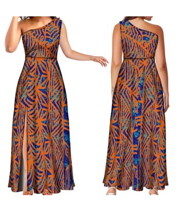 Robe Maileï orange le des métaux précieux