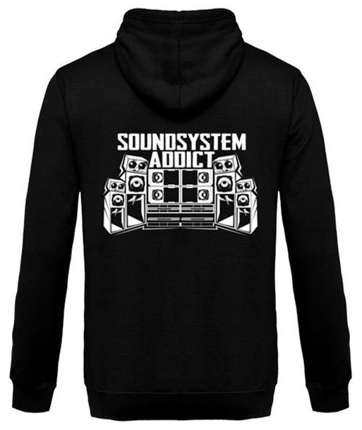 Soundsystem - Back Design - Unisex Hoodie Véritable concentré