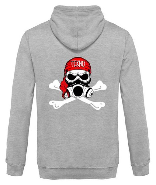 Tekno Pirate - Back Design - Unisex Hoodie solde