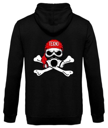 Tekno Pirate - Back Design - Unisex Hoodie solde