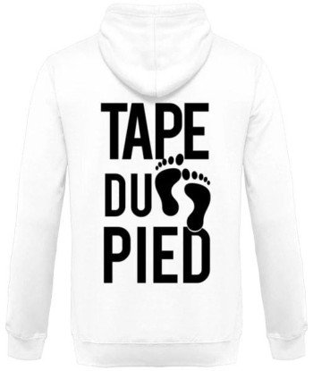 Tape du pied - Back design - Unisex Hoodie sur le site 