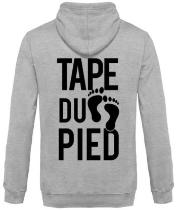 Tape du pied - Back design - Unisex Hoodie sur le site 