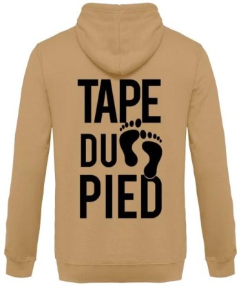 Tape du pied - Back design - Unisex Hoodie sur le site 