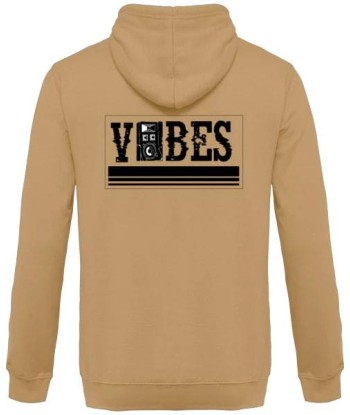 Vibes - Back Design - Thick Unisex Hoodie pas chere