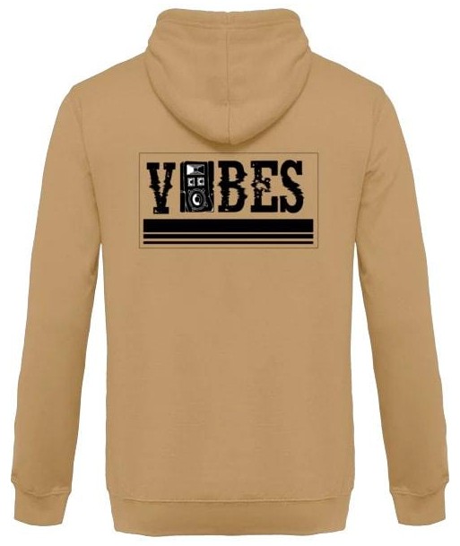 Vibes - Back Design - Thick Unisex Hoodie pas chere