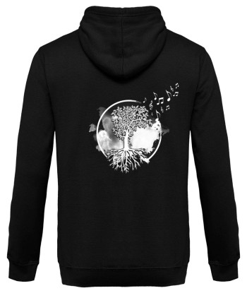 Tree of music- Back design - Unisex Hoodie Comparez et commandez 