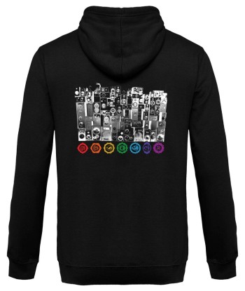 Chakras Soundsystem - Back Design - Unisex Hoodie prix