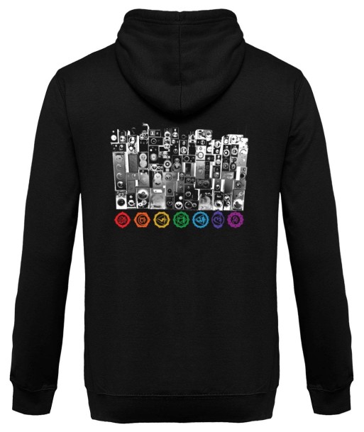 Chakras Soundsystem - Back Design - Unisex Hoodie prix