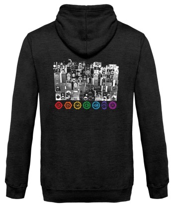 Chakras Soundsystem - Back Design - Unisex Hoodie prix