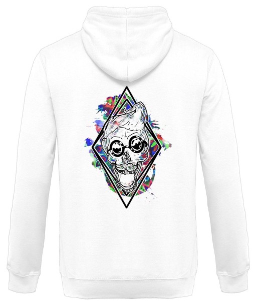 Funny face - Back design - Unisex Hoodie en stock