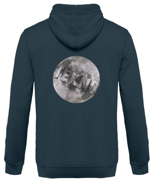 Tekno Moon - Back Design - Unisex Hoodie Découvrez la collection