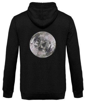 Tekno Moon - Back Design - Unisex Hoodie Découvrez la collection