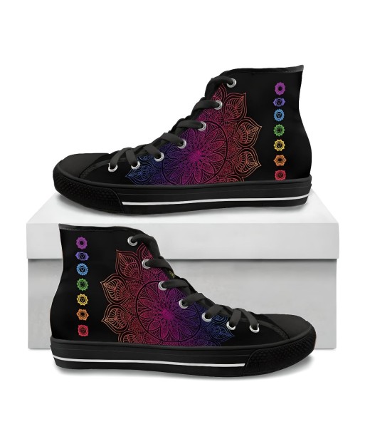 Chakras High-Top Shoes Les êtres humains sont 