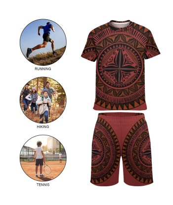 Ensemble T-shirt et short enfant gatu rouge Découvrez la collection