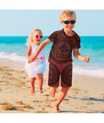 Ensemble T-shirt et short enfant gatu rouge Découvrez la collection