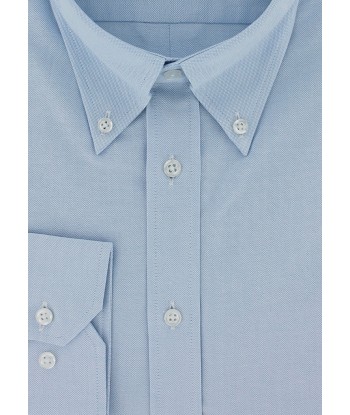 Chemise classique col bouton oxford bleu ciel de la marque