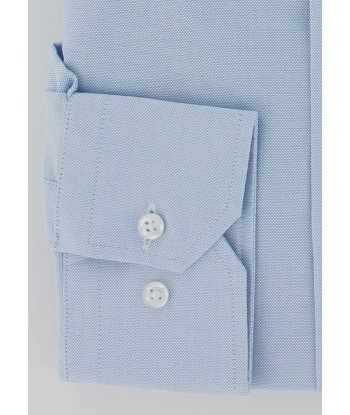 Chemise classique col bouton oxford bleu ciel de la marque