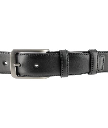 Ceinture en cuir noir Jusqu'à 80% De Réduction