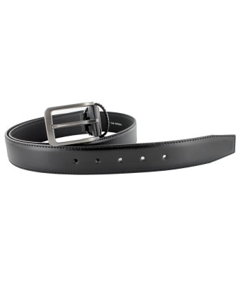 Ceinture en cuir noir Jusqu'à 80% De Réduction