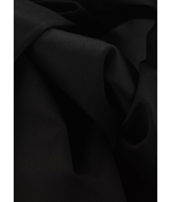 Chemise cintrée col mao noir destockage