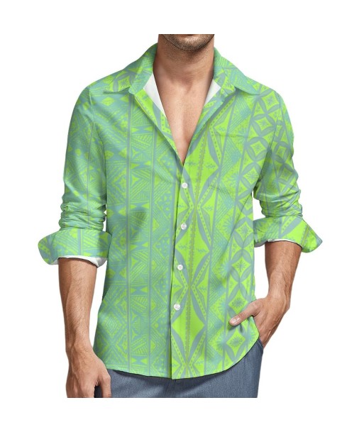 Chemise mata vert fluo imprimée gatu de technologie