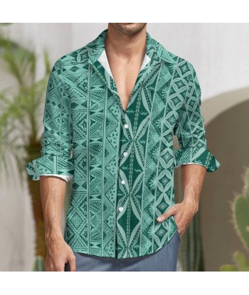 Chemise mata vert foncé imprimée gatu sélection de produits