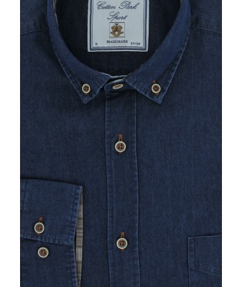 Chemise coupe droite Denim Paris Déstockage Promo