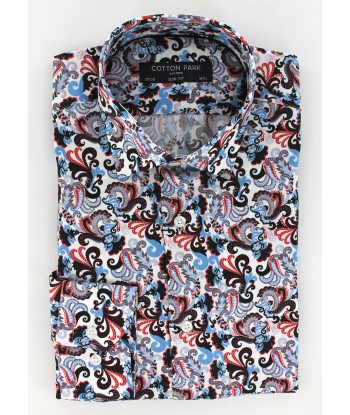 Chemise cintrée à motif paisley Profitez des Offres !