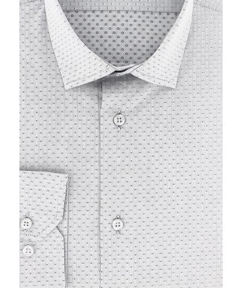 Chemise cintrée grise à motifs Le MVP de beaucoup