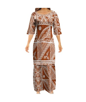 Ensemble haut/jupe marron motif gatu Le MVP de beaucoup