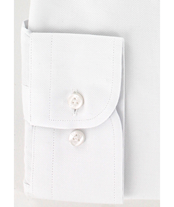 Chemise classique col bouton oxford blanc Dans la société mordern