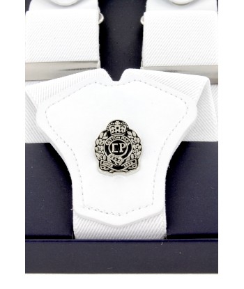 Bretelles homme blanc uni de la marque