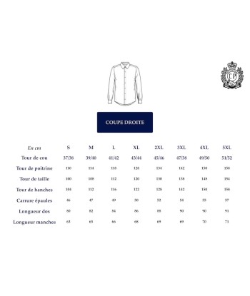 Chemise classique poignets mousquetaires rayures rouges 2 - 3 jours ouvrés.