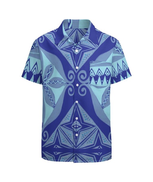 Chemise hévi imprimée bleu Pour