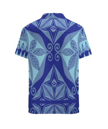 Chemise hévi imprimée bleu Pour