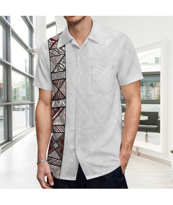 Chemise hévi blanc ta tapa gatu soldes